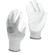 slomart Antistatične delovne rokavice Lahti Pro L230409P, bele, velikost 9, 1 par