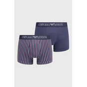 Bokserice Emporio Armani Underwear 2-pack za muškarce, boja: tamno plava