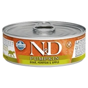 N&D Pumpkin Vlažna hrana za macke, Bundeva i Divlja svinja, 70 g