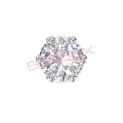UHANI BJT394 QUEEN CHARLOTTE SREBRNA FI5MM