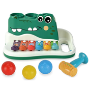 Djecja igracka Ocie - Ksilofon krokodil s cekicem i kuglicama, Funny