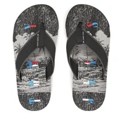 Japonke Tommy Jeans Tjm Elevated Beach Sandal EM0EM01561 Črna