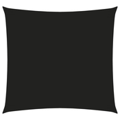 Jedro protiv sunca od tkanine Oxford četvrtasto 3 6x3 6 m crno