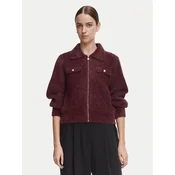 Morgan Pletena jopica 232-MDOMI Bordo rdeča Regular Fit
