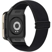 GS Najlonski pašček za Xiaomi Redmi Watch 3, črne barve