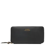Denarnica Tommy Hilfiger Th Leather Lrg Za Wallet AW0AW18941 Črna