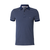 TOMMY HILFIGER Majica CORE 1985  mornarska / bela