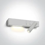 STENSKA SVETILKA LED 3W+6W WW IP20 230V DESNA DM65146A/W/W