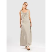Rhythm Lola Check Dress olive