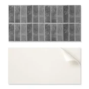 shumee Samolepilna vinilna dekorativna plošča s potiskom 100x50 cm geometrijska aranžma ploščic