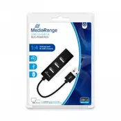 Mediarange USB HUB 2.0 sa dodatnih 4 USB porta MRCS502 (...