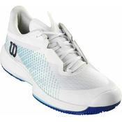 Wilson Kaos Swift 1.5 Clay Mens Tennis Shoe White/Bllue Atoll/Lapis Blue 43 1/3