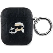 Karl Lagerfeld KLA2PGKCPK AirPods 1/2 cover black Monogram Karl  Choupette Head (KLA2PGKCPK)