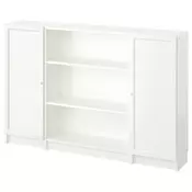 BILLY / OXBERG Komb.biblioteke s vratima, bela, 160x106 cm