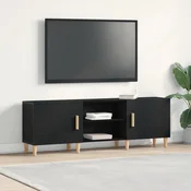 vidaXL vidaXL TV omarica Črni hrast 150 x 30 x 50 cm Konstruiran les, (5000132264)
