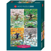 Heye puzzle 2000 pcs Cartoon Classics Blachon 4 Seasons 29873