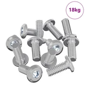 vidaXL vidaXL Vijak za zaklep glave 3600 pcs srebrna Jeklo, (5000163945)