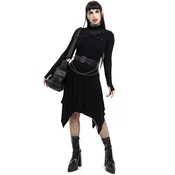 Ženska obleka KILLSTAR - Midnight Riot - Black - KSRA011666