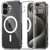 1 to 3 TECH-PROTECT FLEXAIR HYBRID MAGSAFE IPHONE 16 CLEAR