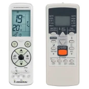 General FUJITSU AR-PV1, AR-PV4, AR-DJ5, AR-DJ8, AR-JE1, AR-JE4, AR-JE8, AR-JE12, AR-JE15 - luxurious backlit remote control