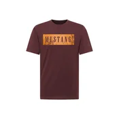 MUSTANG Majica Austin čokolada/oranžna