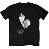 Whitney Houston B&W Photo Black L Majica