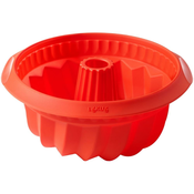 Silikonski model za torto Lékué 22 cm rdeča