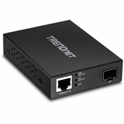 Trendnet TFC-PGSFP mrežni medijski pretvarac 2000 Mbit/s Crno