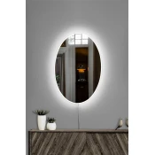 Woody Fashion Zrcalo z LED osvetlitvijo
