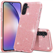 Silikonski ovitek z bleščicami Bling za Samsung Galaxy A34 - roza