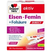 Doppelherz Aktiv Železo Femin Direkt, 20 vrečk