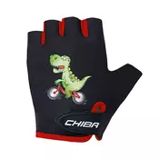 Chiba Otroške kolesarske rokavice COOL Kids Dinosaurie XS