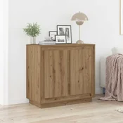 Kreveta Umjetnicki hrast 80 x 40 x 75 cm Konstruirano drvo