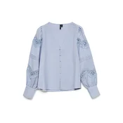 VERO MODA Bluza VMTHEA svetlo modra