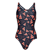 adidas  Enodelne kopalke AOP BARS SUIT  Modra