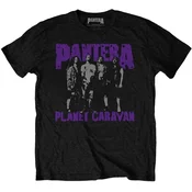 Pantera Majica Planet Caravan Unisex Black XL