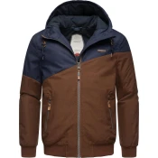 Ragwear Zimska jakna Wings temno modra/temno rjava