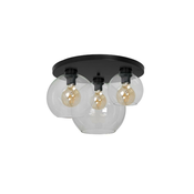 Stropna svetiljka SOFIA 3xE27/60W/230V prozirna