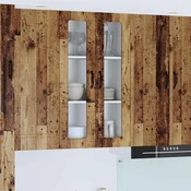 Zidni stakleni ormaric PORTO Staro drvo 60 x 31 x 100 cm