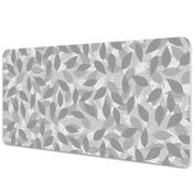 Decormat Namizna podloga Gray leaves 120x60 cm