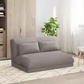 vidaXL Tlorisni stol Taupe 110 x 82 x 55 cm blago