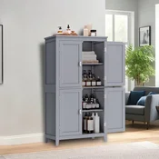 SONGMICS Kopalniška omarica 30x60x110 cm Siva, (5000250121)