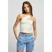 Womens top with one strap whitesand