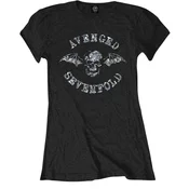 Avenged Sevenfold Death Bat (Embellished) Black L Ženske Majica