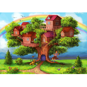 Enjoy - Puzzle Hiške na drevesih - 1 000 kosov