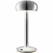 Prenosna namizna svetilka EMENDO 29 cm, LED, krom, Eva Solo