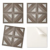 shumee Samolepilne vinilne stenske ploščice za notranje prostore Les in beton Geometrija 9x30x30 cm