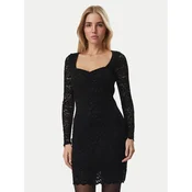 Guess Cocktail obleka W6BK54 K6389 Črna Slim Fit