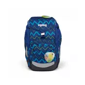 ERGOBAG ŠOLSKA TORBA PRIME Soccer FanBear, Dark Blue Zigzag