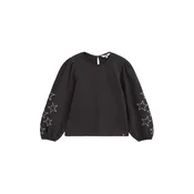 WE Fashion Bluza antracit / bela